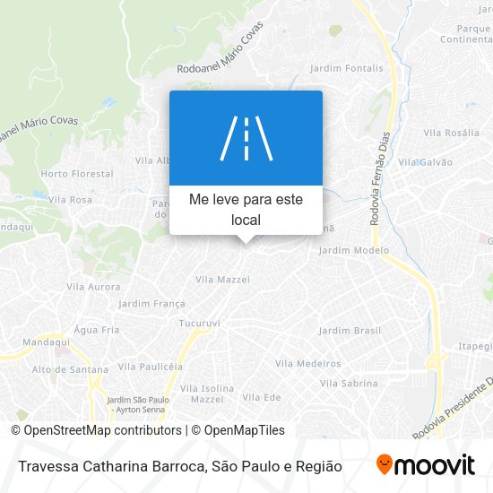 Travessa Catharina Barroca mapa