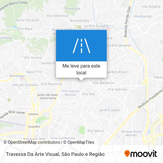 Travessa Da Arte Visual mapa
