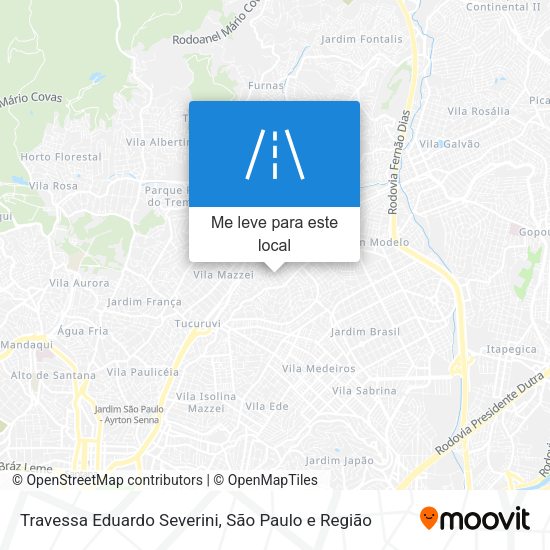 Travessa Eduardo Severini mapa