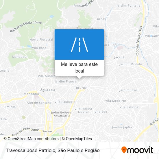 Travessa José Patrício mapa