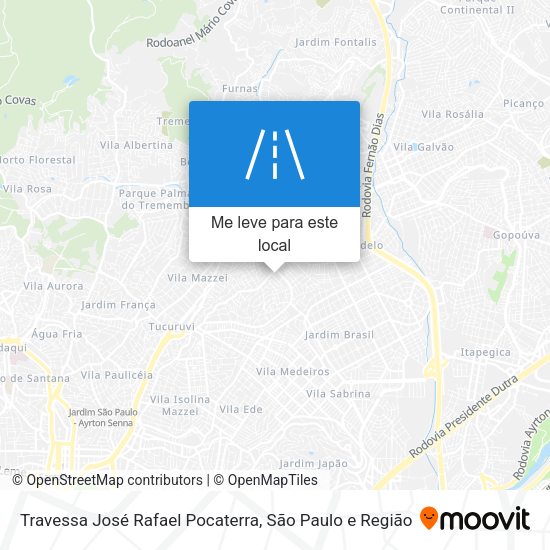 Travessa José Rafael Pocaterra mapa