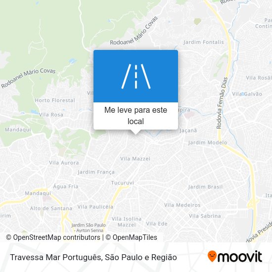 Travessa Mar Português mapa