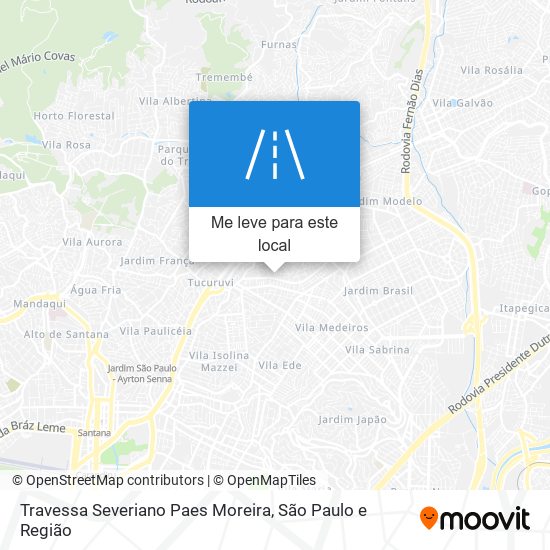 Travessa Severiano Paes Moreira mapa