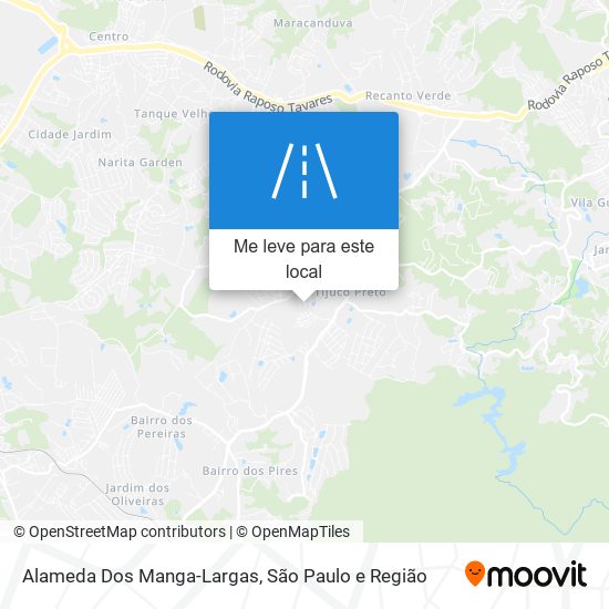 Alameda Dos Manga-Largas mapa