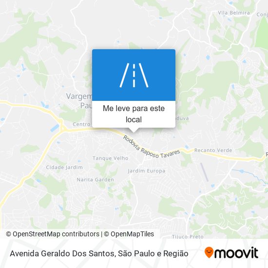 Avenida Geraldo Dos Santos mapa