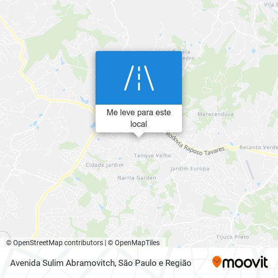 Avenida Sulim Abramovitch mapa