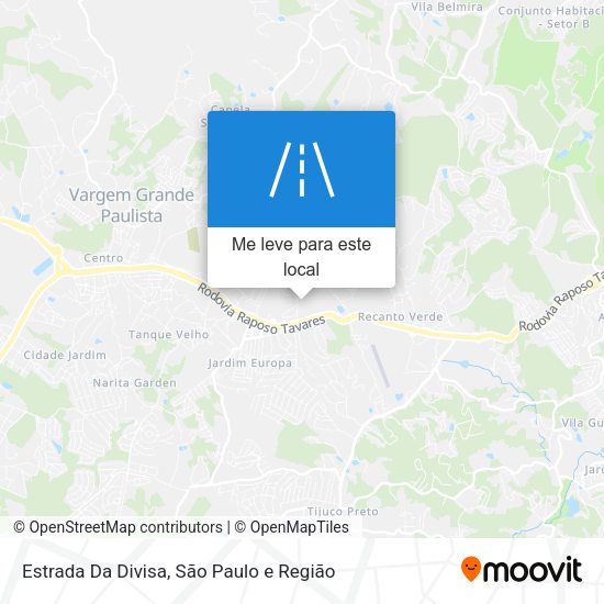 Estrada Da Divisa mapa