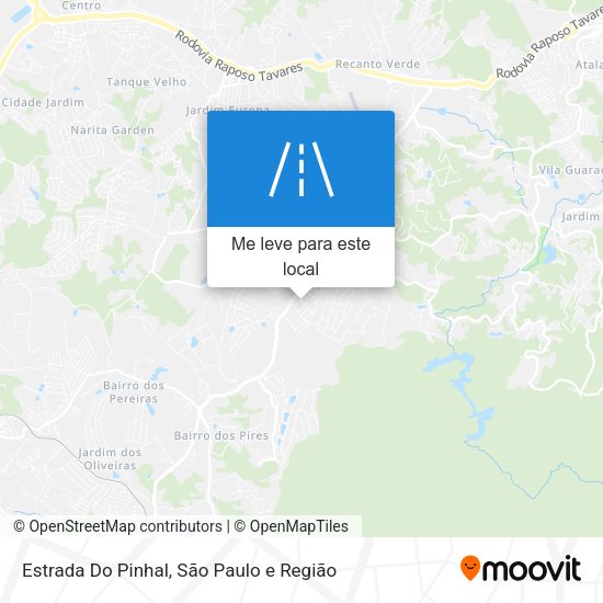 Estrada Do Pinhal mapa