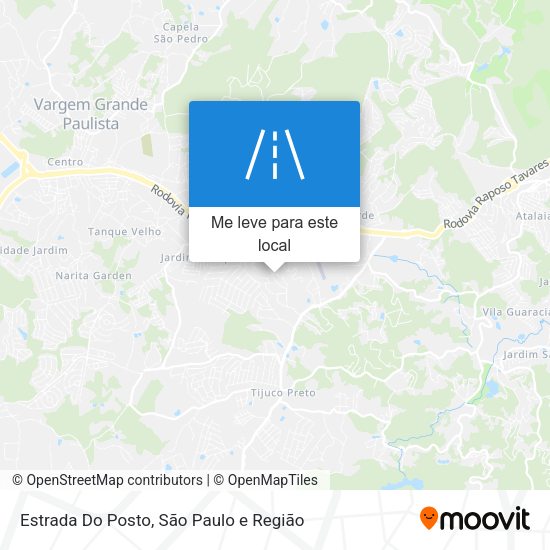 Estrada Do Posto mapa