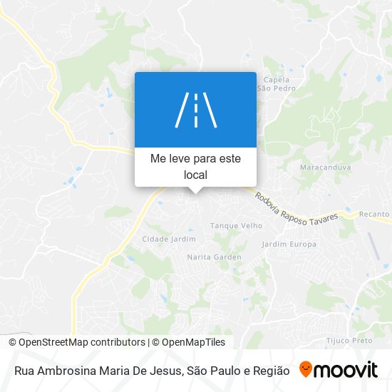 Rua Ambrosina Maria De Jesus mapa