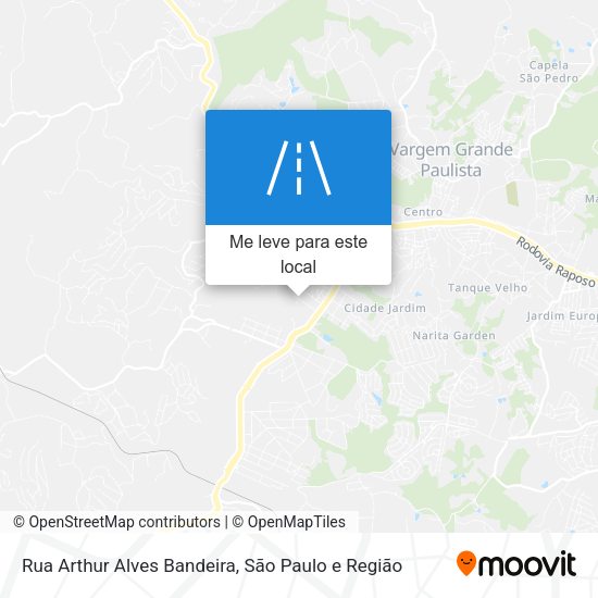 Rua Arthur Alves Bandeira mapa