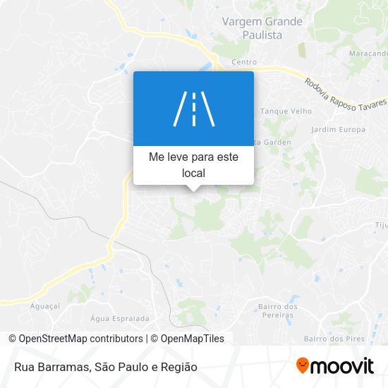 Rua Barramas mapa