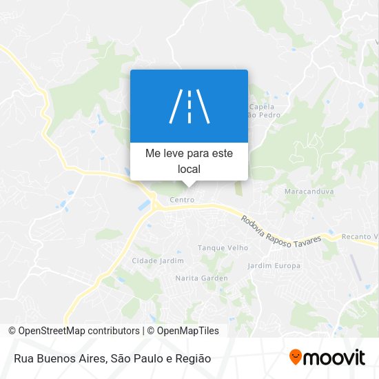 Rua Buenos Aires mapa