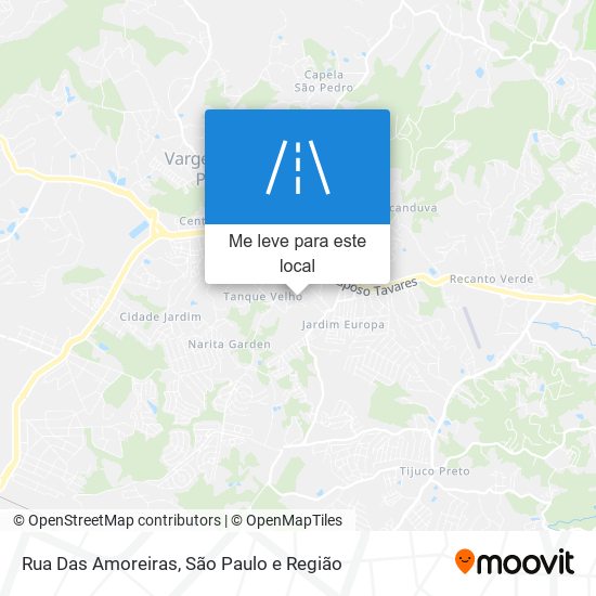 Rua Das Amoreiras mapa