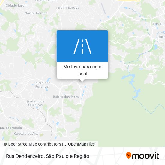 Rua Dendenzeiro mapa