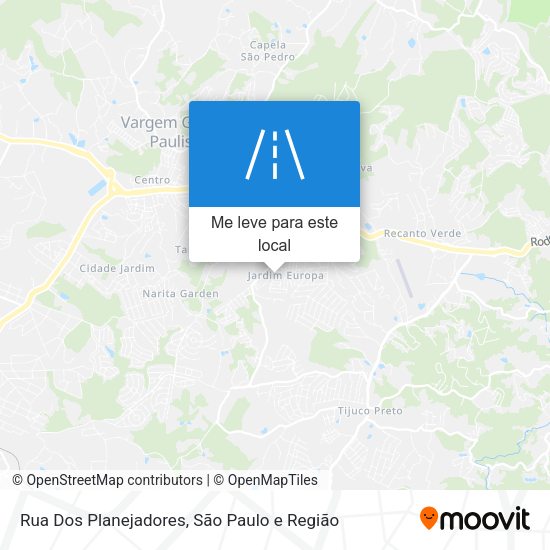 Rua Dos Planejadores mapa