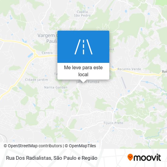 Rua Dos Radialistas mapa