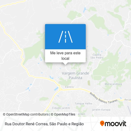 Rua Doutor Renê Correa mapa