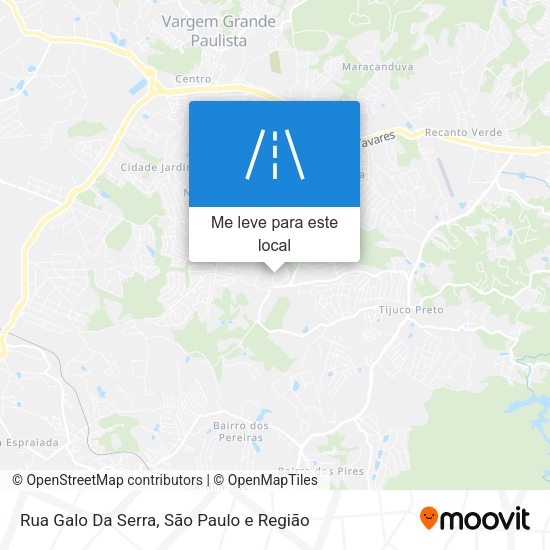 Rua Galo Da Serra mapa