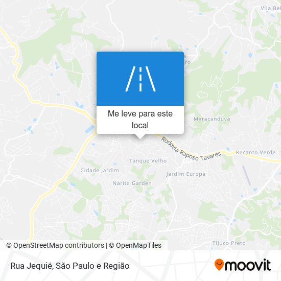 Rua Jequié mapa