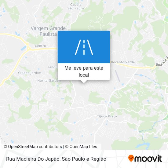 Rua Macieira Do Japão mapa