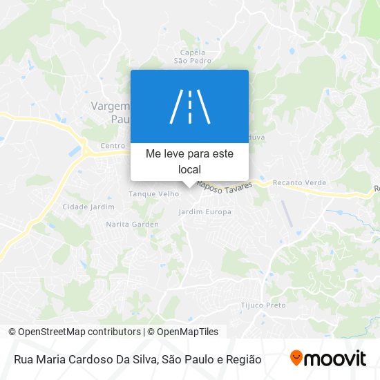 Rua Maria Cardoso Da Silva mapa