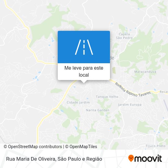 Rua Maria De Oliveira mapa