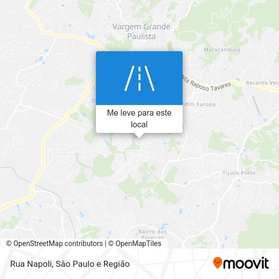 Rua Napoli mapa