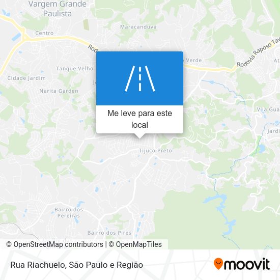 Rua Riachuelo mapa