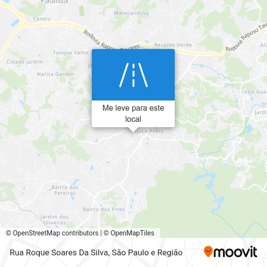 Rua Roque Soares Da Silva mapa