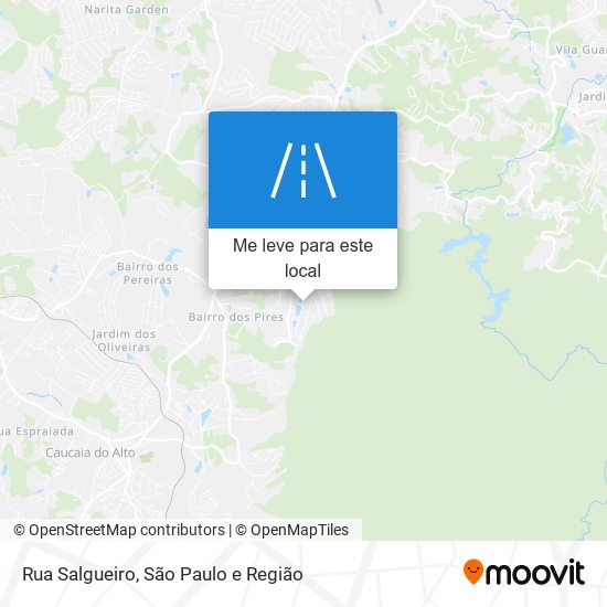 Rua Salgueiro mapa