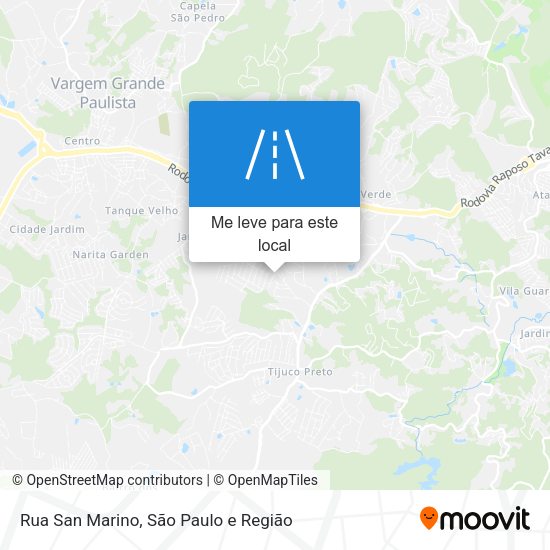 Rua San Marino mapa