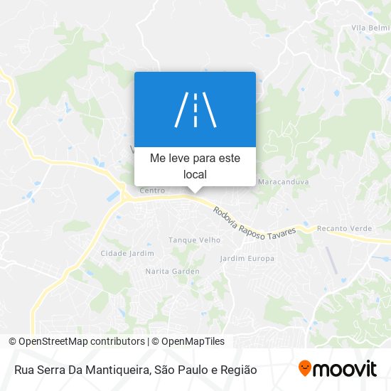 Rua Serra Da Mantiqueira mapa