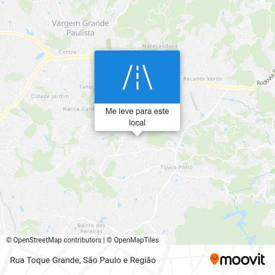 Rua Toque Grande mapa