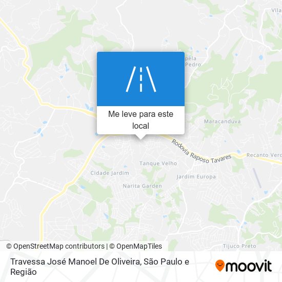 Travessa José Manoel De Oliveira mapa