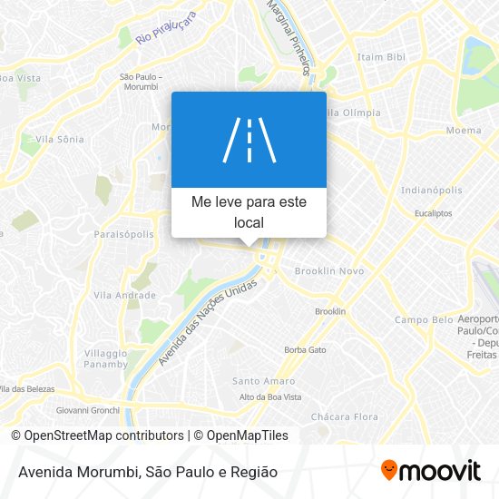 Avenida Morumbi mapa