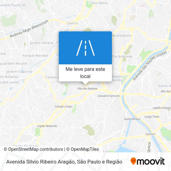 Avenida Silvio Ribeiro Aragão mapa