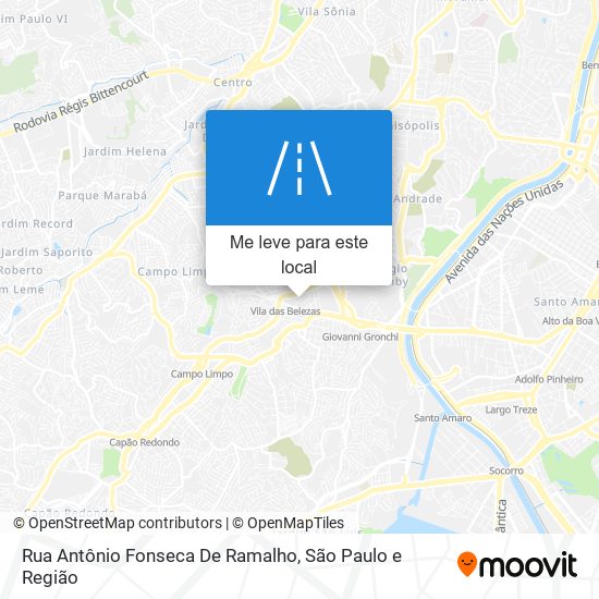 Rua Antônio Fonseca De Ramalho mapa