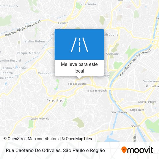 Rua Caetano De Odivelas mapa