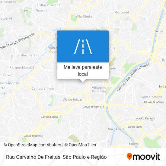 Rua Carvalho De Freitas mapa