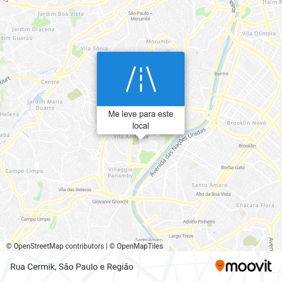 Rua Cermik mapa