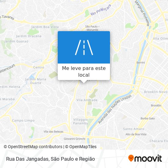 Rua Das Jangadas mapa