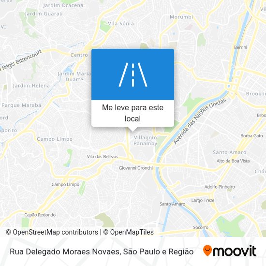 Rua Delegado Moraes Novaes mapa