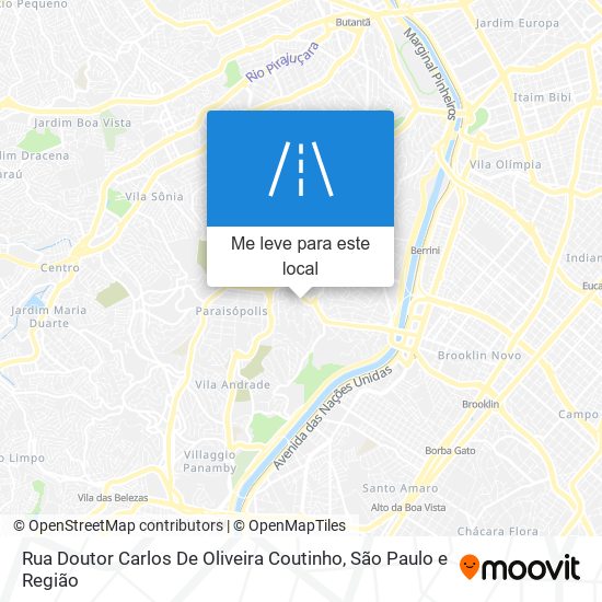 Rua Doutor Carlos De Oliveira Coutinho mapa