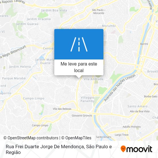 Rua Frei Duarte Jorge De Mendonça mapa