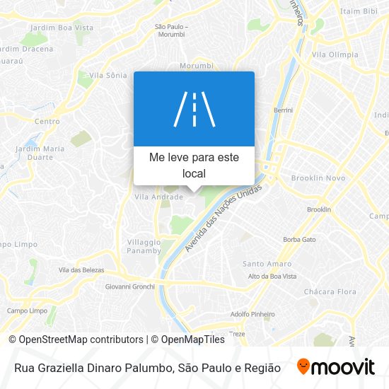Rua Graziella Dinaro Palumbo mapa