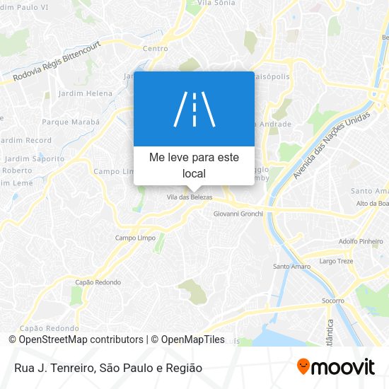 Rua J. Tenreiro mapa