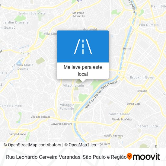 Rua Leonardo Cerveira Varandas mapa