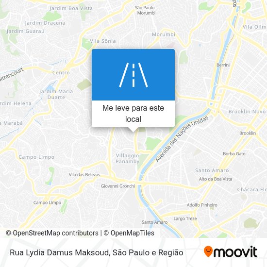 Rua Lydia Damus Maksoud mapa