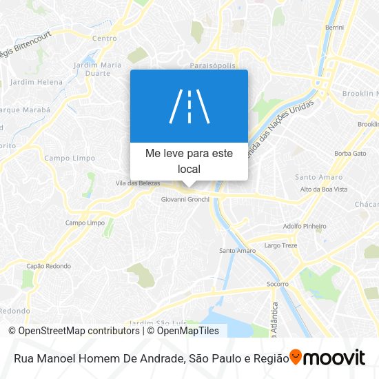 Rua Manoel Homem De Andrade mapa